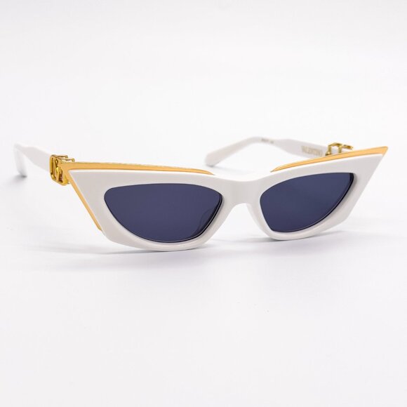 NEW VALENTINO V-GOLDCUT-I VLS-113D WOMEN WHITE SUNGLASSES VALENTINO main image 3